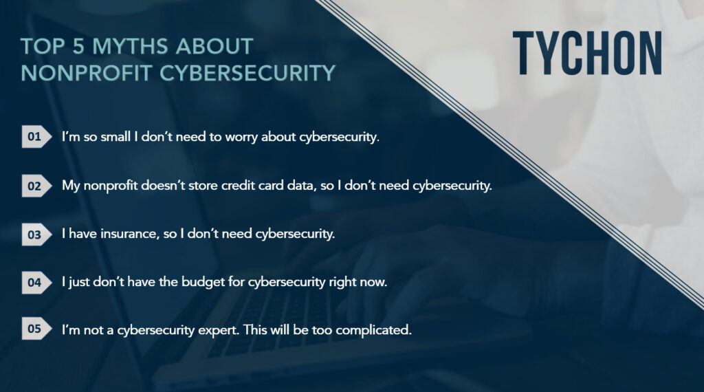 Top 5 Myths about Nonprofit Cybersecurity